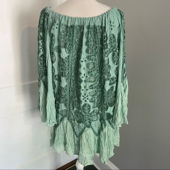Free People - Daisy Cutwork Mini Dress - Picture 4 of 8